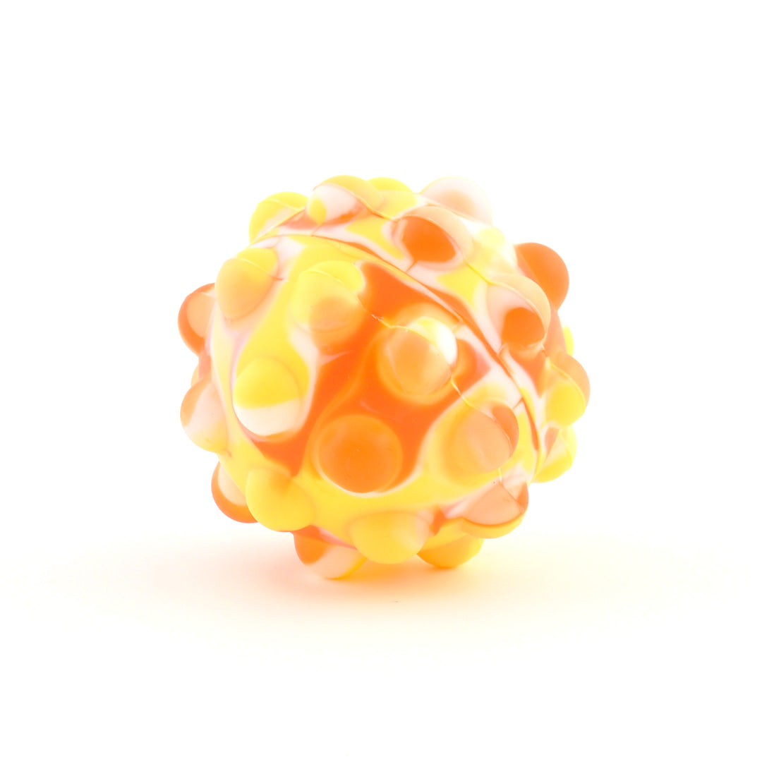 Fidget Ball - Orange/Yellow Marble